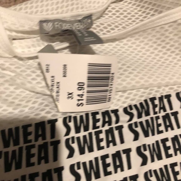 SWEAT SWEAT SWEAT 3XL Mesh Athletic Wear - Picture 2 of 2